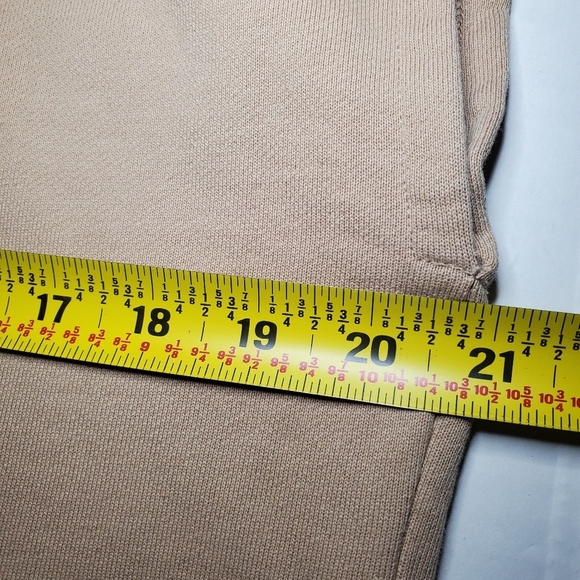 Madewell Sleeveless Sweatshirt Tan Sz S - Picture 7 of 8